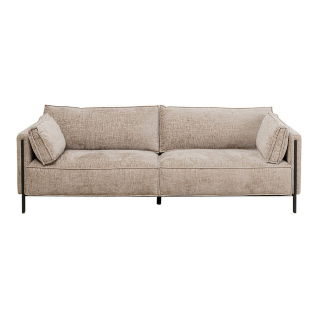 Sofa 3-Seater Victor Beige 233cm