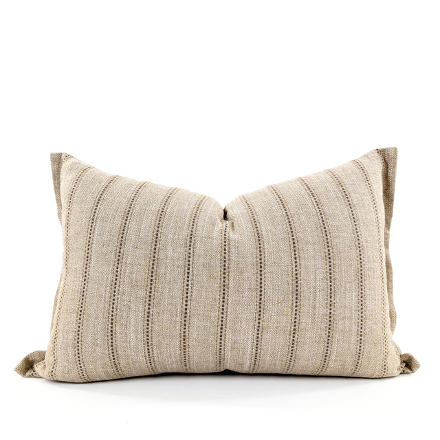 Earth Textured Lumbar Cushion Cover, Polyester Cotton Blend, 38x58cm