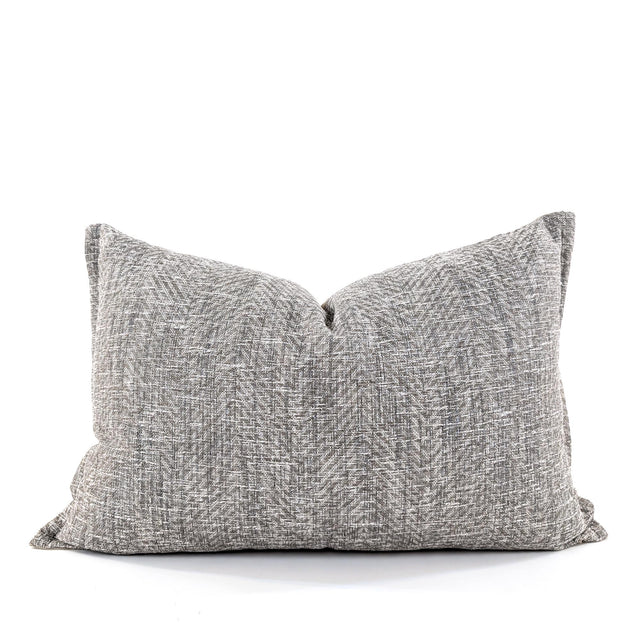 Herring Weaves Lumbar Cushion Cover, Textured Polyester Viscose Blend, 38x58cm