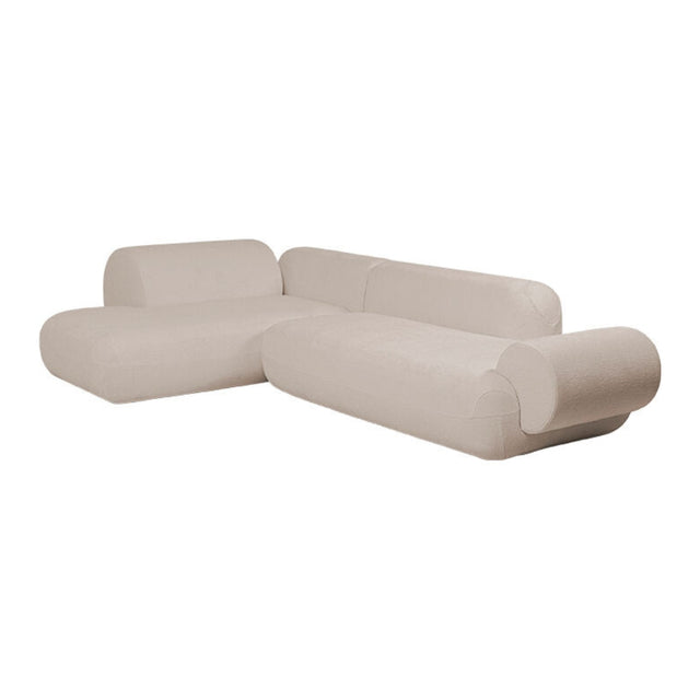 Corner Sofa Soft Edge Left Cream