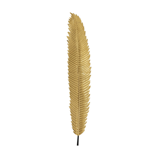 Wall Decoration Leaf Gold 196cm KARE
