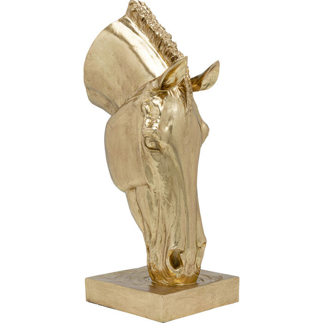 Deco Object Horse Face Gold 57cm KARE