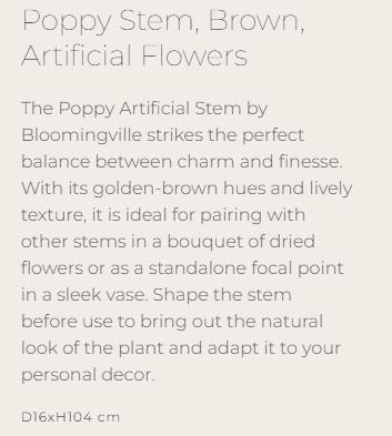 Poppy Stem