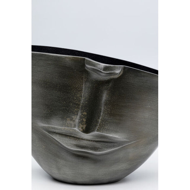 Vase Half Face Anthracite