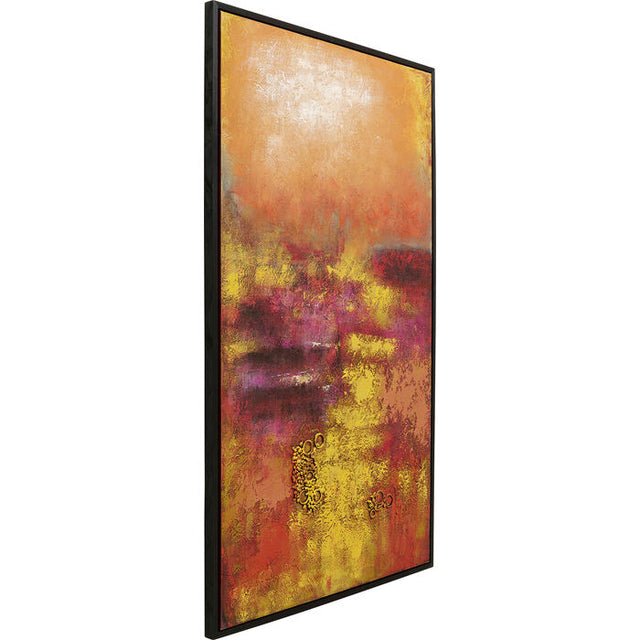 Canvas Picture Jardin Red