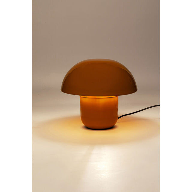 Table Lamp Mushroom Shiny Yellow