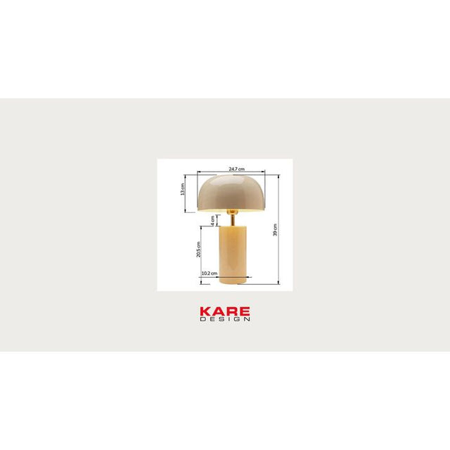 Table Lamp Loungy Ecru White