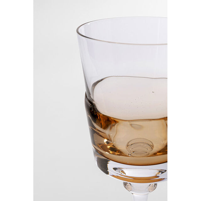 Red Wine Glass Mimi Amber 21cm
