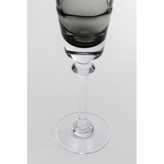 Champagne Glass Mimi Grey 24cm