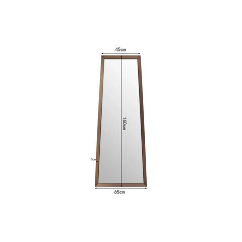 Wall Mirror Arezzo Coffee Trapez