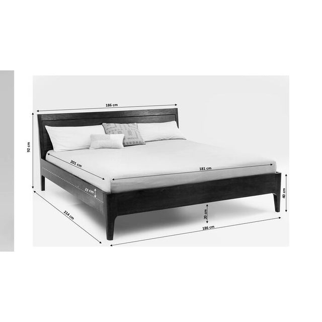 Wooden Bed Brooklyn Walnut