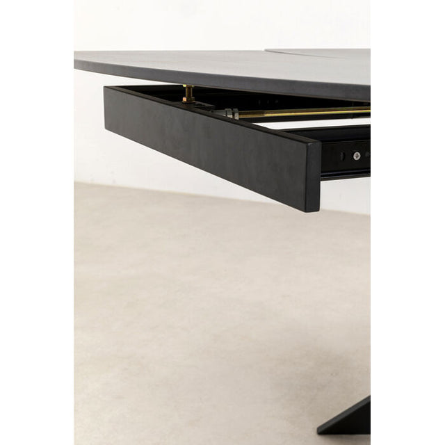 Extension Table Twist Black 120(30+30)