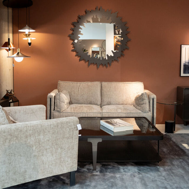 Sofa 2 Seater Victor Beige 178cm