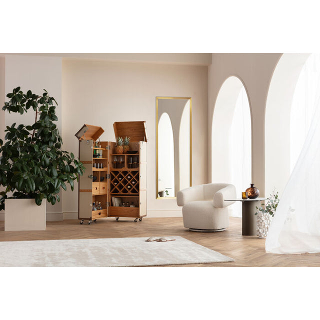 Wall Mirror Arezzo Brass