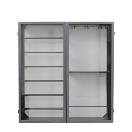 Wall Wine Shelf Porto Black
