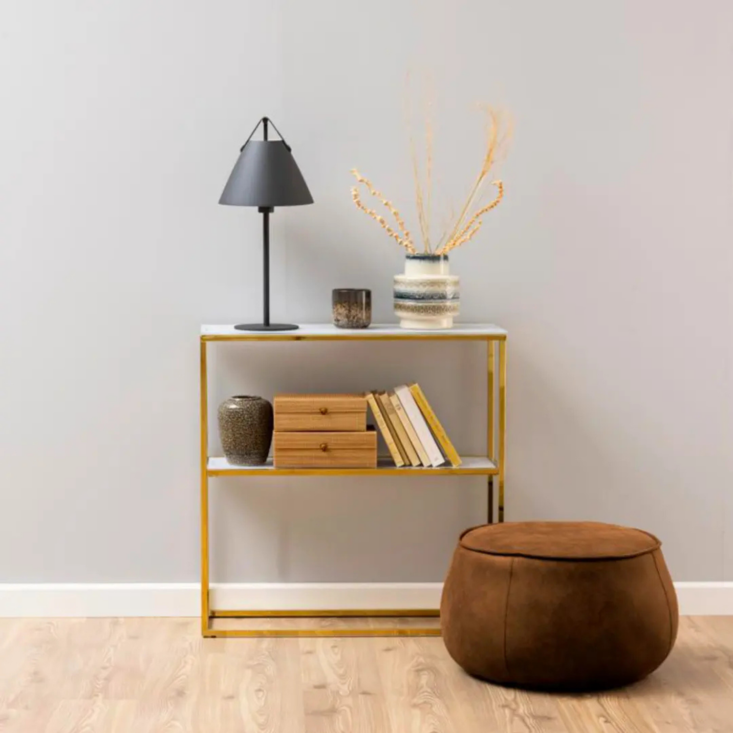 Alisma Console Glass Marble