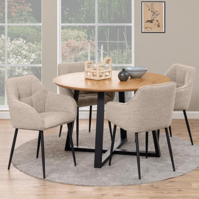 Brenda Dining Chair with Armrest