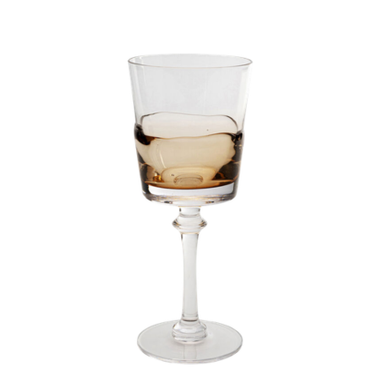 Red Wine Glass Mimi Amber 21cm