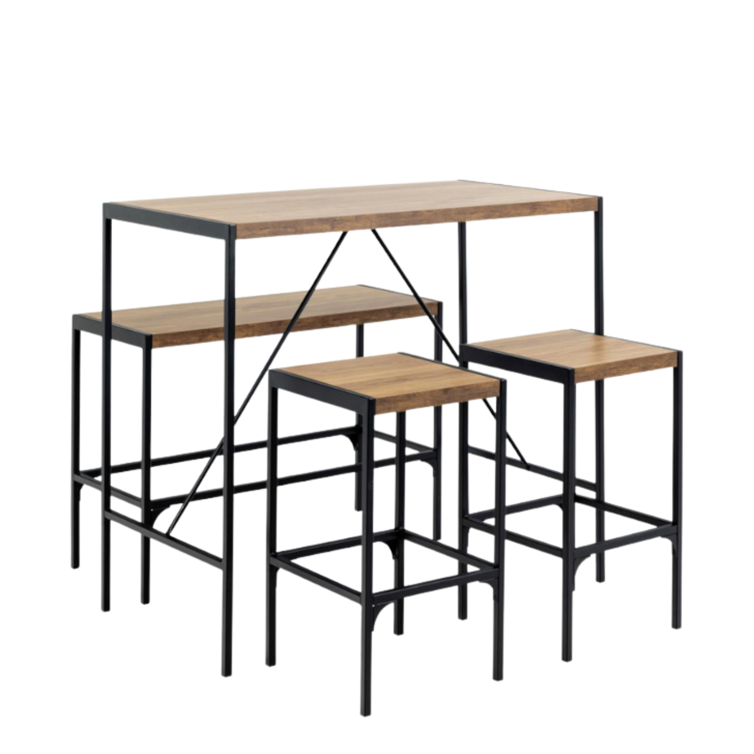 Bahamas Rectangular Bar Table Set