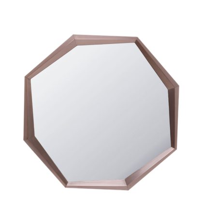 Wall Mirror Octagon Coffee