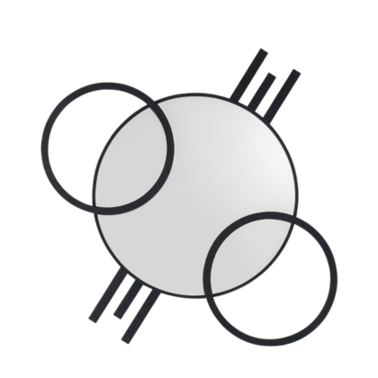 Wall Mirror Triple Circle