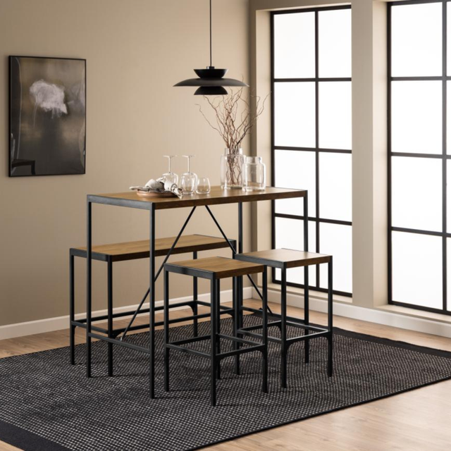 Bahamas Rectangular Bar Table Set