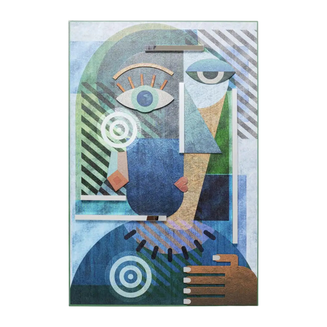 Object Picture Geometric Woman 100x150cm KARE