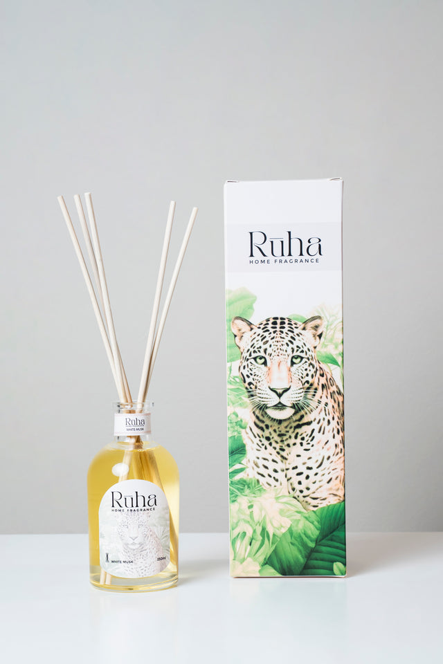 Ruha Reed Diffuser - White Musk