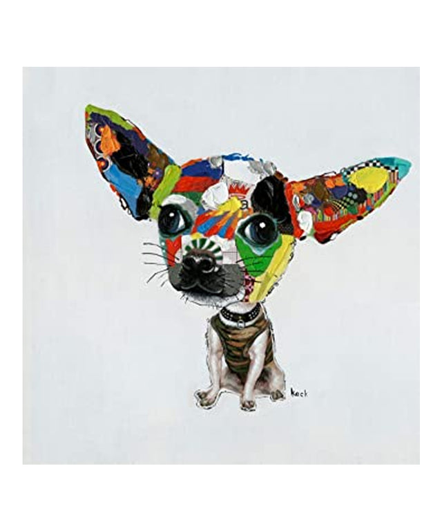 Oil Painting Chihuahua 50x50cm KARE