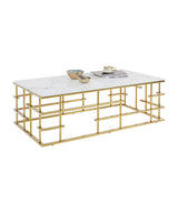 Coffee Table Rome Gold 130x70cm