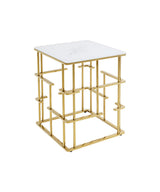 Side Table Rome Gold 40x40cm