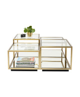Coffee Table Luigi Gold 4-Piece Set