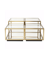 Coffee Table Luigi Gold 4-Piece Set