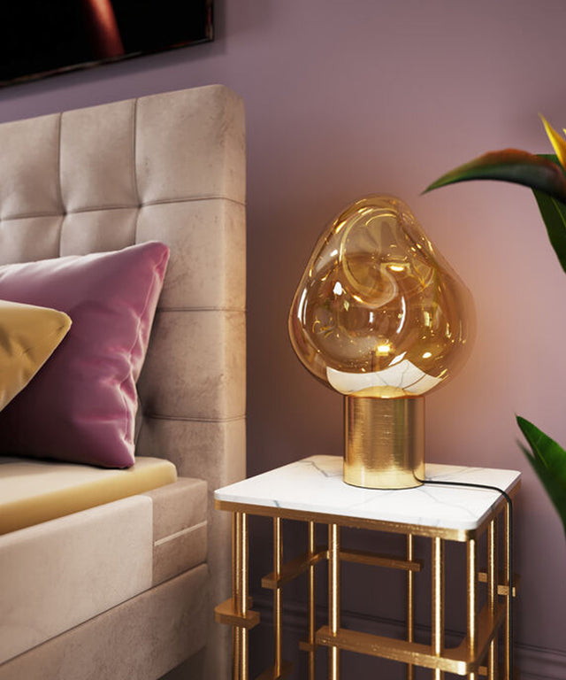 Side Table Rome Gold 40x40cm
