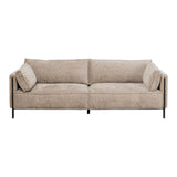 Sofa 3-Seater Victor Beige 233cm
