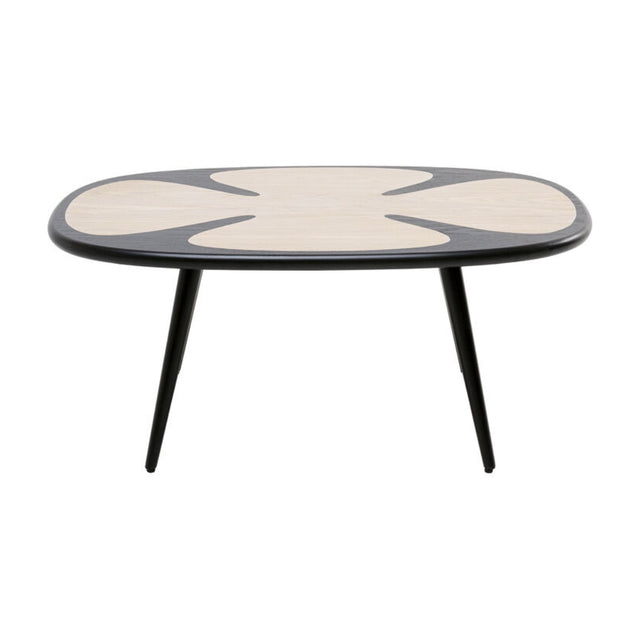 Coffee Table Petal Nature Black 90x60cm