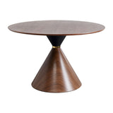 Table Cono Walnut 120cm