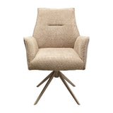 Swivel Chair with Armrest Liverpool Greige