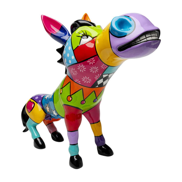 Deco Figurine Donkey Patchwork 54cm
