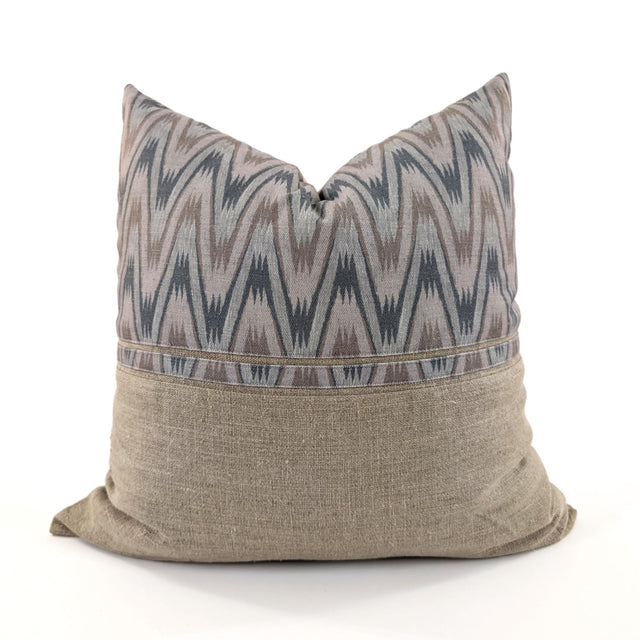 Sway Khaki Cushion Cover, Polyester Linen Blend, 52x52cm