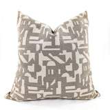 Tartarus Geometric Cushion Cover, Textured Polyester, 52x52cm
