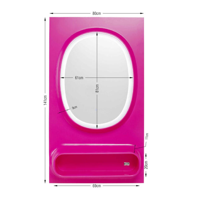 Wall Mirror Aero LED 80x141cm
