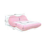 Bed Fluid Dreams Pink 180x200cm