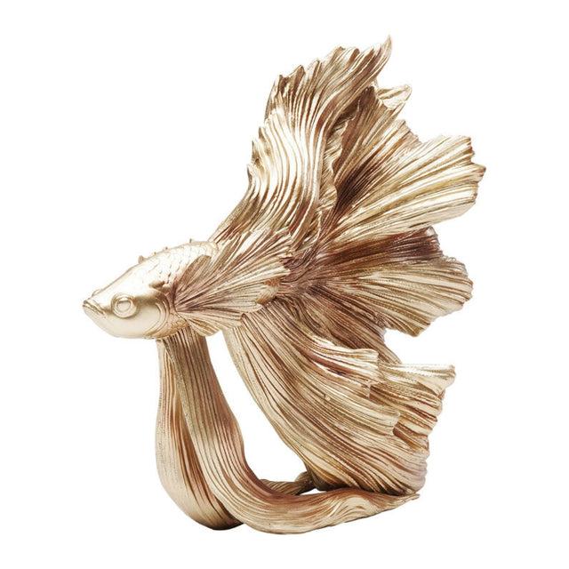 Deco Figurine Betta Fish Gold Small