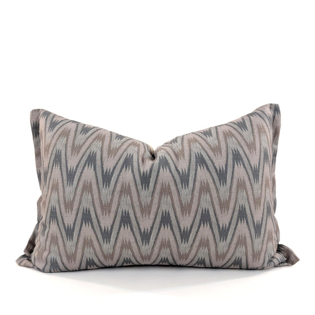 Sway Khaki Lumbar Cushion Cover, Polyester Linen Blend, 38x58cm