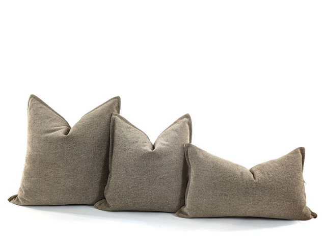 Massimo Hazelnut Cushion Cover, Textured Polyester, 38x58cm
