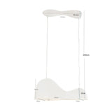 Pendant Lamp Cloud Beam Double White 100cm