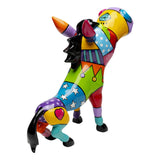 Deco Figurine Donkey Patchwork 54cm