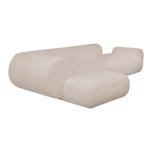 Corner Sofa Soft Edge Left Cream