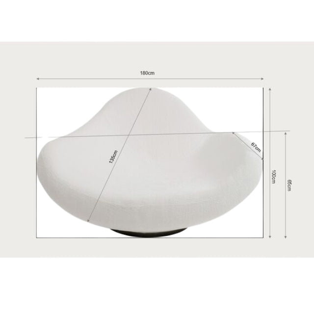 Armchair Nebula Cream 177cm